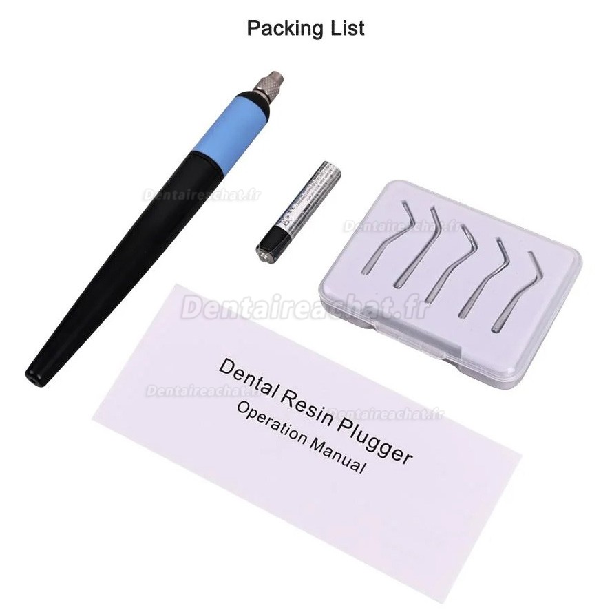 Outil de remplissage de résine dentaire, outils de restauration gingivale orale